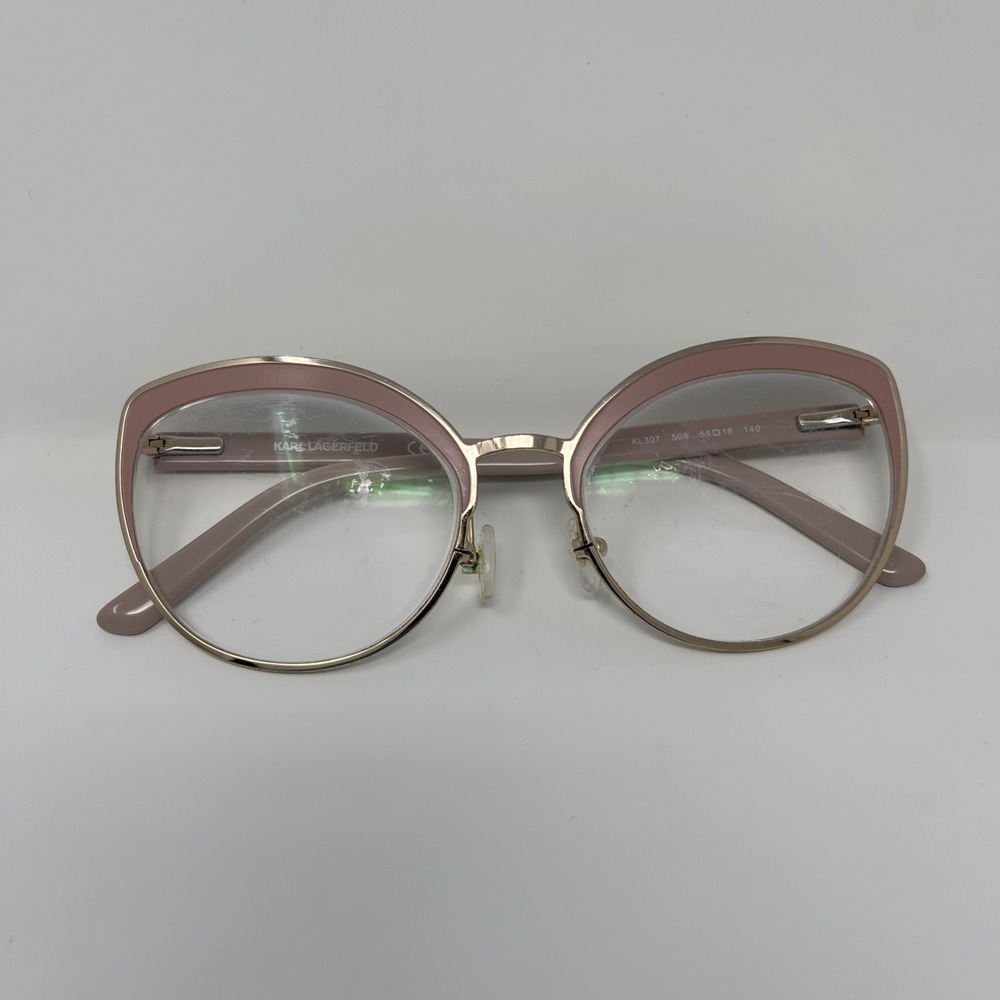 Karl Lagerfeld KL307 508 Cat Eye Designer Eyeglasses Frames Only 55-18-140